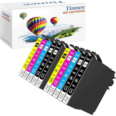 Tinnee T1295 Multipack Ink Cartridges Compatible with Epson T1291 T1292 T1293 T1294 for Epson Workforce WF-3520 WF-3540 WF-7525 Stylus SX235W SX420W SX425W SX435W BX535WD SX525WD SX230