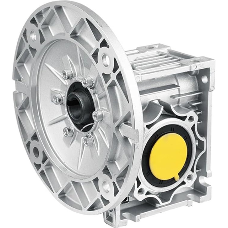 NMRV030 greičio reduktorius, pavarų santykis nuo 5:1 iki 100:1, įvesties skylė 9 mm / 11 mm, išvesties skylė 14 mm, tinka CNC žingsninio variklio sliekinei pavarai (nuo 80 iki 1.56B14)