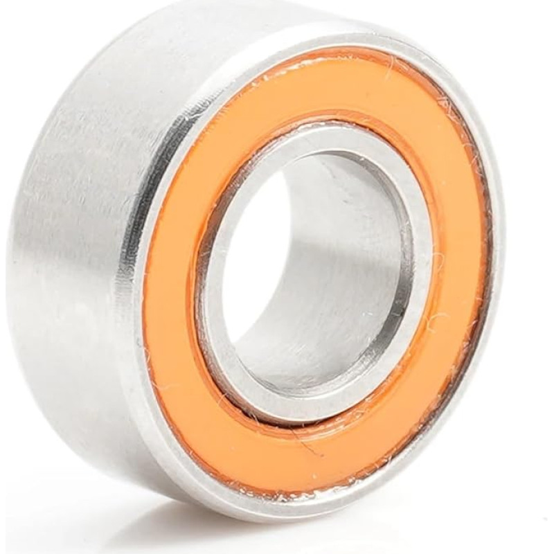 S686-2RS CB LD ABEC-7 6 x 13 x 5 mm Nerūdijančio plieno hibridinis Si3N4 keraminis guolis Žvejybos ritė 6 x 13 x 5 S686RS Pakuotė 2 vnt.