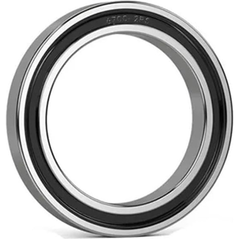 2-5 Stück Lager 608 6700 6701 6702 6703 6704 6705 6706 6707 6708 6709 6710-2RS dünnwandige, gummigeschirmte Kugellager(RS,5PCS_6702 15X21X4MM)