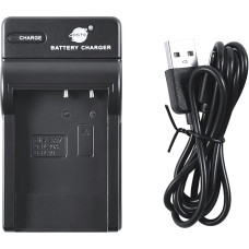 USB akumuliatoriaus laikiklis, suderinamas su Sanyo DB-L20 DB-L20A DB-L20A DB-L20AU DB-L40 DB-L40A DB-L40A DB-L40AU