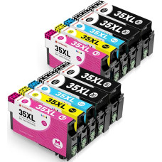 10 35XL spausdintuvo kasečių pakuotė, suderinama su 