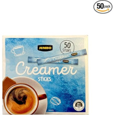 Jumbo Coffee White Sticks from Holland, 50 x 2.5 g