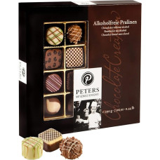 Peters Mit Genuss verführt Šokoladiniai saldainiai be alkoholio, be alkoholio, aukštos kokybės šokoladiniai saldainiai, dovana, šokoladas, migdolai, riešutai, dovanų idėja, pagaminta Vokietijoje, 200 g