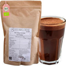 süssundclever.de® Ekologiškas geriamasis šokoladas | 1,0 kg | Didelis kakavos kiekis | Kakava | Kakavos gėrimas | Kakavos gėrimas | Veganiškas | Kakavos milteliai | Supakuotas be plastiko ir ekologiškai tvarus