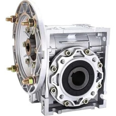Sliekinė pavara su perdavimo koeficientu, NMRV050, 11 mm, 14 mm, 19 mm įėjimo skylės, skirta 0,12 kW - 0,75 kW varikliams, 5:1-100:1 (santykis 60:1, IEC flanšas 80B5)
