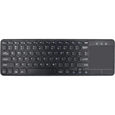 Kompiuterio klaviatūra, belaidė kompiuterio klaviatūra su jutikliniu kilimėliu, žaidimų klaviatūra Kompiuteris, nešiojamasis kompiuteris, juoda, USB, typerCLAW-BC130