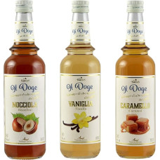 Il Doge Syrup Caramel, Hazelnut and Vanilla Coffee Package Cocktail Package
