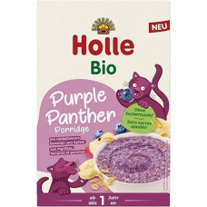 Holle Organic Porridge, Purple Panther with Blueberries, Bananas & Apples, 200 g (1)