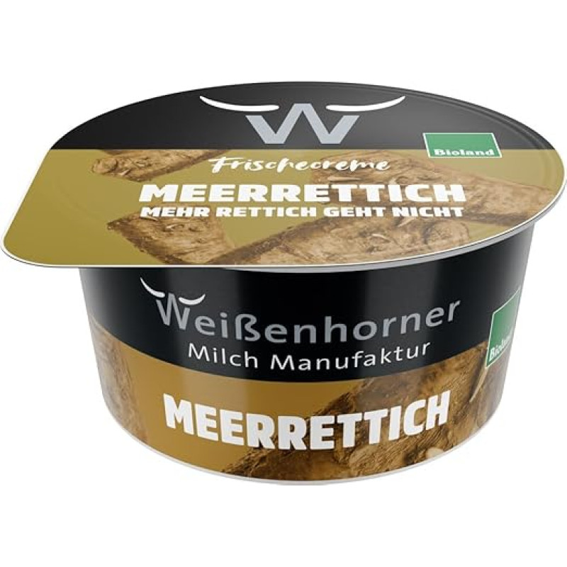 Weißenhorner Milch Manufak tur Bioland Fresh Cream Krienai (6 x 150 g)