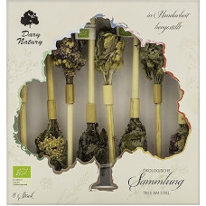 Ekologiškos vaistažolių arbatos lazdelės Gėlių lapų kolekcija Rankų darbo ekologiškų produktų dovanų rinkinys Natūrali aukščiausios kokybės