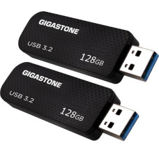 GIGASTONE 128 GB atmintinė (2 vnt.) Z30 USB 3.2 Gen 1, 100 MB/s itin greita, su raktų pakabuko ąsele, 