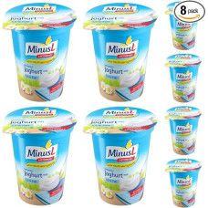 Minus L Low Fat Yoghurt Mild Lactose-free 1.5% Fat Yogurt 400 g x 8 Pieces [Fresh Guarantee] with Pufai Grıcery