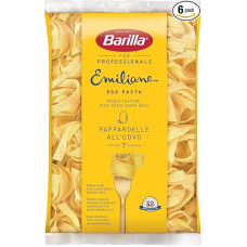 Barilla Emiliane Chef Pappardelle all' Uovo - Pack of 6 (6 x 1 kg)