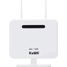 KuWFi WLAN maršrutizatorius, 300 Mbps atrakintas 4G LTE WiFi mobilusis modemas 3G 4G AP WiFi maršrutizatorius WiFi Hotspot su SIM kortelės lizdu, palaiko 