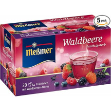 Meßmer Wild Berry 20 TB Pack of 5 (5 x 50 g Pack)
