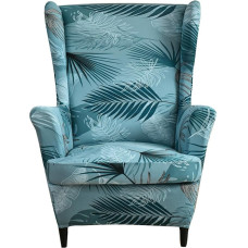 EBETA Sparnuotosios kėdės užvalkalas, 2 dalių fotelių užvalkalai, elastingi sofos porankių užvalkalai, apsauginis skaitymo kėdžių užvalkalas, poilsio kėdė su sėdynės užvalkalu (Pinellia ternata)