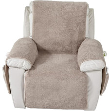 EBETA Atpalaiduojamojo krėslo užvalkalas, sofos porankio užvalkalas, šerpinis užvalkalas atpalaiduojamajam krėslui, krėslo apsauga, apsauginis užvalkalas, neslystantis, atpalaiduojamojo krėslo užvalkalas (smėlio spalvos, 56 x 207 cm)