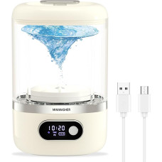 Mini Washing Machine, Portable Mini Washing Machine, Rechargeable Underwear Washer, Cordless, Compact, Suitable for Bras, Underwear, Laundry Cups for Bras, Underwear, Socks