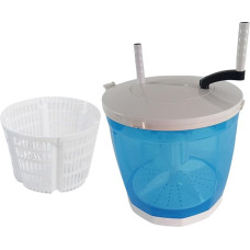 Portable Manual Tumble Dryer and Spin Dryer, Hand Crank Operated Washing Machine for Camping, Travel, Homes