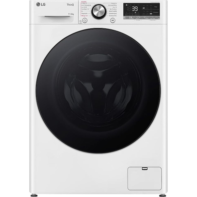 LG W4WR70E6Y Priekinės skalbyklės su džiovykle LG W4WR70E6Y 11 - 6 kg, A/D klasės, 60 x 62 x 85 cm, 