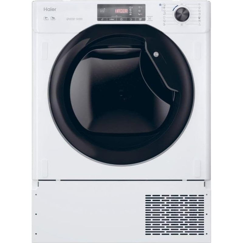 HAIER Trockner HDBIH7A2TBEXS 7 kg, Integruotas COND.