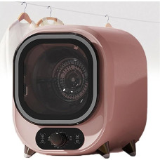 Nešiojama elektrinė kondensacinė džiovyklė su dvigubu temperatūros reguliavimu, maža 0,8 kg talpos kondensacinė džiovyklė, nerūdijančio plieno būgnas, skirta namams, butams ir nameliams ant ratų (C)