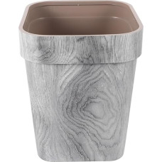 VICASKY Praktiška šiukšliadėžė miegamajam, svetainei ir virtuvei, dekoratyvinė šiukšliadėžė, medžio išvaizdos, skirta biurams ir studentų bendrabučiams