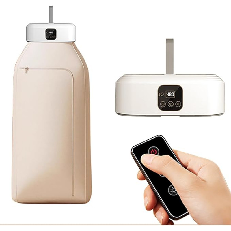 Elektrinė drabužių džiovyklė, nedidelė drabužių džiovyklė su džiovinimo krepšiu, 220 V/600 W (ES kištukas)