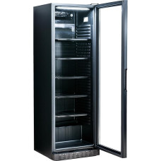 A&S Polarny Drinks Fridge 373 L with Glass Door, 5 Adjustable Shelves, Ideal for Commercial Use in Bars, Restaurants and Self-Service Trades, Efficient Recirculation Cooling