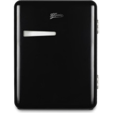 H.Koenig Mini Bar Vintage 31L TOAD9 Kompaktiškas mini šaldytuvas Kambarių maisto gėrimai Vintage dizainas Reguliuojama temperatūra 6°-15°C 24dB Juoda [E energinė klasė]