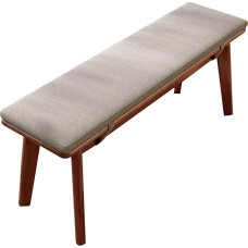 Dining Room Stool Wooden Bench Hallway Kitchen Bench Corner Bench Dining Room Bench Bed Bench Dining Bench Garden Bench Foot Stool Wardrobe Bench Upholstered Stool for Bedroom Entrance (Walnut Colour