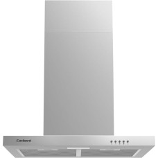 Corberó Ontario 635X Decorative Stainless Steel Cooker Hood 60cm Push Switch Flow Rate 332.3m3/h 70W 3 Speed Levels 2 x Aluminium Filters Energy Class A