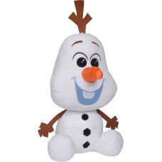 Simba 6315877627 Disney Frozen II Chunky Olaf, 43 cm pliušinė figūrėlė, pliušinis žaislas, pliušinis žaislas, Frozen, Elsa, sniego žmogus, nuo pirmųjų gyvenimo mėnesių