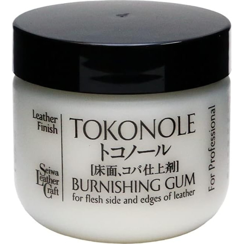 Seiwa Tokonole Cuir Fini Gum Burnishing Clear Leathercraft 120 g