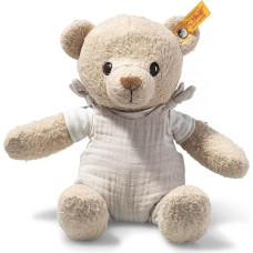 Steiff Noah Teddy Bear Cuddly Toy, Cute Stuffed Toy, Boys, Girls & Babies from 0 Months, Soft Cuddly Friends, Plush Toy 26 cm, Beige, 242755