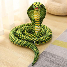 Large Snake Cuddly Toy, Giant Stuffed Toy, Cuddly Snake, Plush Toy, Ideal for Comfort, Cuddling, Sleep Aid (240 cm, Green)