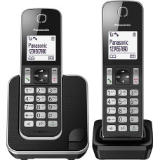 Panasonic KT-TGD312 - Telephones (DECT, Desk, Black, LCD, AAA, Polyphon)