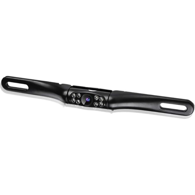 Dioche Universal Car Rear View Camera, License Plate Rear View Camera 170º HD Rear View Camera 8 LED Night Vision Waterproof