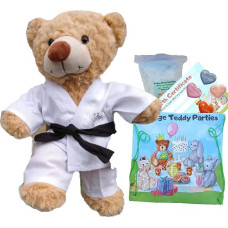 Build Your Own Teddy Bear Craft Kit with Karate Outfit - 40cm