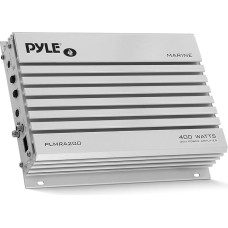 Pyle PLMRA200 2 Channel 400W Bridgeable Waterproof Marine Amplifier