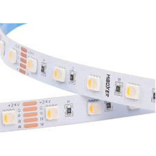 LGIDTECH LSL4N01N 5050 4-in-1 SMD RGB+WW LED Strip Light, DC 24V, 5m = 16.4ft, 300 LEDs, Bare Board, Non Waterproof IP20