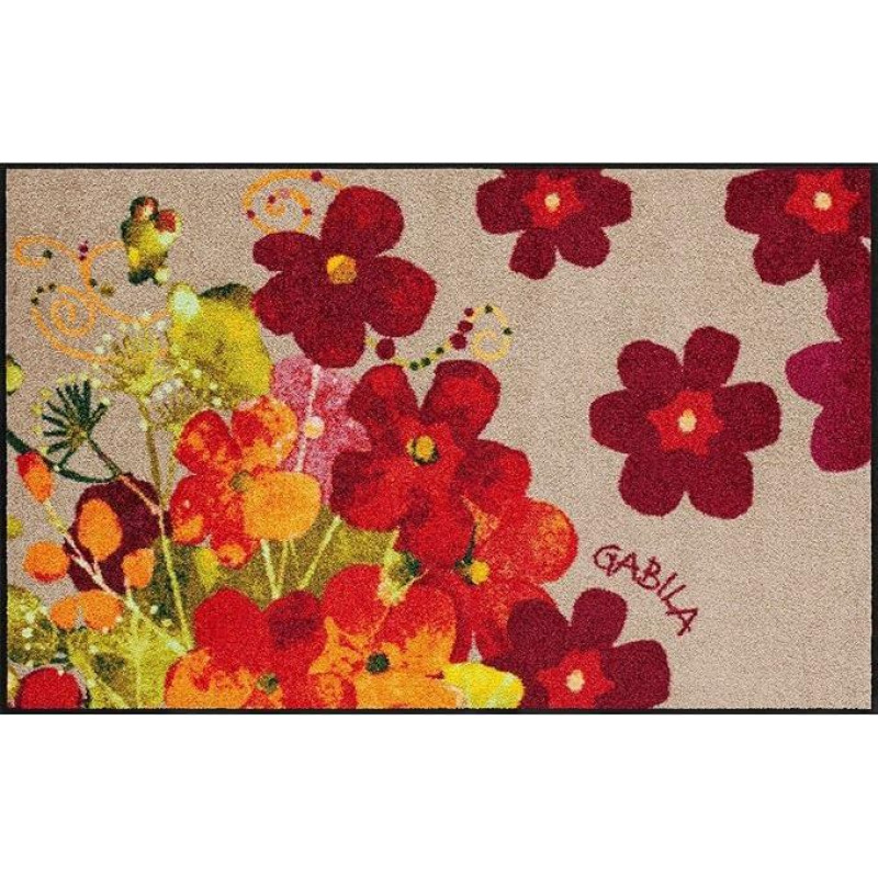 Rosina Wachtmeister kilimėlis smėlio/raudona spalva, dydis 50x75 cm