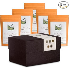 Valley of Tea Black Tea Gift Box – Loose Leaves, Gourmet Assortment, Tea Gift Idea, 1 g, 250 ml