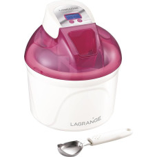 LAGRANGE - Sorbetière-12 W-1,5 l-Programmable-Arrêt automatique-Framboise - LAGRANGE - FDS-011179