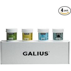 Galius - 4 kietųjų kūno aliejų pakuotė masažui 100ml Cool Neutral Relaxing Rosemary - eteriniai aliejai - idealiai tinka profesionalams ir sportininkams - nepalieka dėmių ant drabužių
