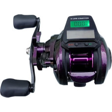 Skaitmeninė žvejybos ritė Baitcasting ritė Įkraunama apšvietimas Bite Alarm Elektrinė žvejybos ritė 7.2: 1 pavarų santykis