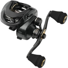 Spinnrolle Salzwasser Angelrolle Mit Aluminiumrahmen Übersetzungsverhältnis 6,3:1 12Kg Maximale Zugkraft, Flache Baitcast Rolle Karpfenrolle Roller