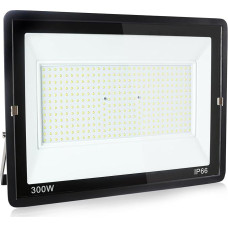 300W LED Spotlight, 32400lm, Super Bright Floodlight, IP66 Waterproof, 6000K Daylight White Floodlight Outdoor Lights for Warehouse, Garage, Backyard, Pack of 1
