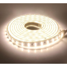 Double Row LED Strip 10 m, 220 V SMD 2835 120LEDs/m Super Bright Flexible Strip, Bendable Cut Indoor LED Strip Light, Neutral White LED Strip with Switch Plug for Bedroom, Cupboard
